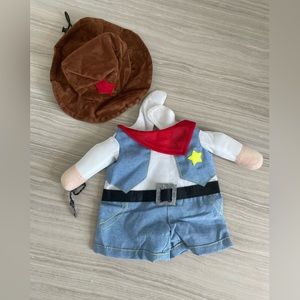 Small pet Cowboy Costume